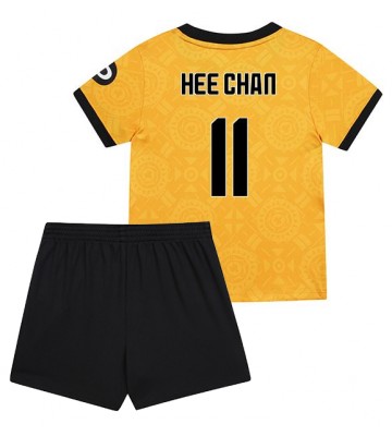Wolves Hee-chan Hwang #11 Replik Heimtrikot Kinder 2025-26 Kurzarm (+ Kurze Hosen)